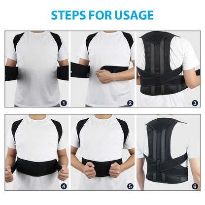 Back Brace Posture Corrector for Women & Men