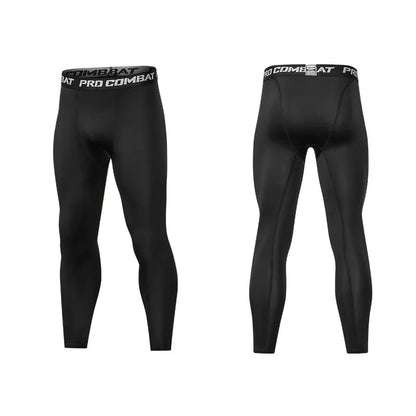 Mens Compression Pants Tights Cool Dry Leggings