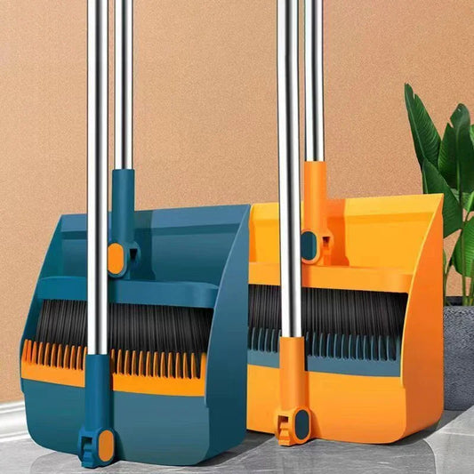 Brush And Shovel Broom And Dustpan Combination Set