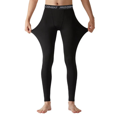 Mens Compression Pants Tights Cool Dry Leggings