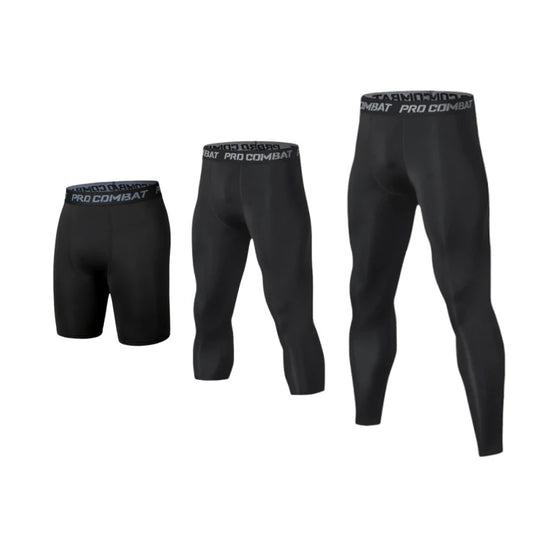 Mens Compression Pants Tights Cool Dry Leggings